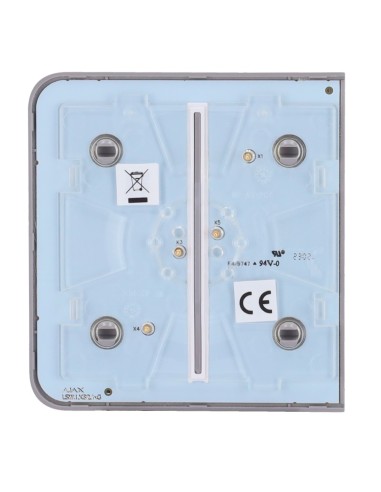 PANEL TÁCTIL PARA INTERRUPTOR DE LUZ DOBLE - COMPATIBLE CON AJ-LIGHTCORE-2G - RETROILUMINACIÓN LED - PANEL TÁCTIL LATERAL SIN CO