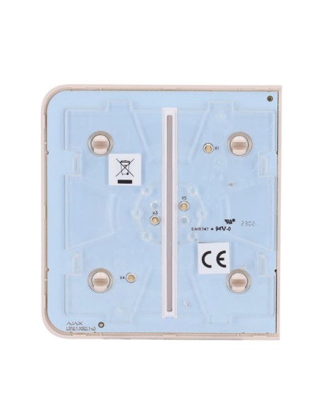 PANEL TÁCTIL PARA INTERRUPTOR DE LUZ DOBLE - COMPATIBLE CON AJ-LIGHTCORE-2G - RETROILUMINACIÓN LED - PANEL TÁCTIL LATERAL SIN CO