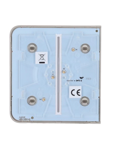 PANEL TÁCTIL PARA INTERRUPTOR DE LUZ DOBLE - COMPATIBLE CON AJ-LIGHTCORE-2G - RETROILUMINACIÓN LED - PANEL TÁCTIL LATERAL SIN CO