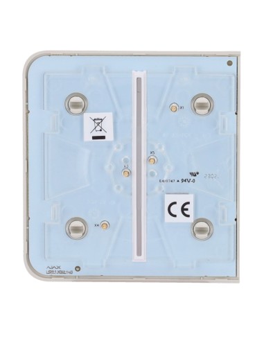 PANEL TÁCTIL PARA INTERRUPTOR DE LUZ DOBLE - COMPATIBLE CON AJ-LIGHTCORE-2G - RETROILUMINACIÓN LED - PANEL TÁCTIL LATERAL SIN CO