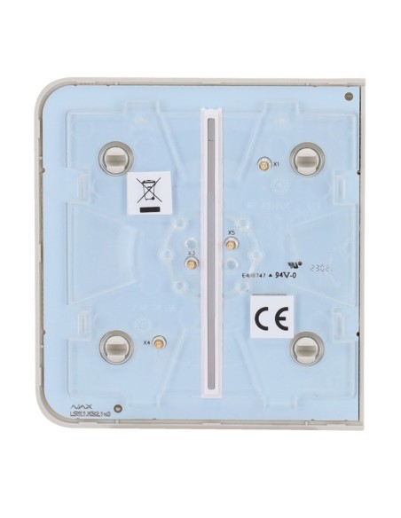PANEL TÁCTIL PARA INTERRUPTOR DE LUZ DOBLE - COMPATIBLE CON AJ-LIGHTCORE-2G - RETROILUMINACIÓN LED - PANEL TÁCTIL LATERAL SIN CO