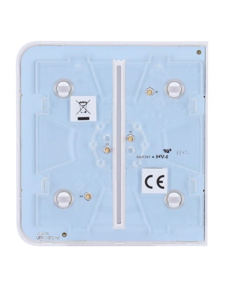 PANEL TÁCTIL PARA INTERRUPTOR DE LUZ DOBLE - COMPATIBLE CON AJ-LIGHTCORE-2G - RETROILUMINACIÓN LED - PANEL TÁCTIL LATERAL SIN CO