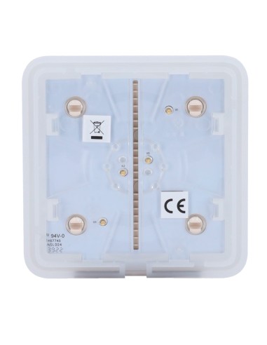PANEL TÁCTIL PARA UN INTERRUPTOR DE LUZ - COMPATIBLE AJ-LIGHTCORE-1G / -2W - RETROILUMINACIÓN LED - PANEL TÁCTIL SIN CONTACTO -