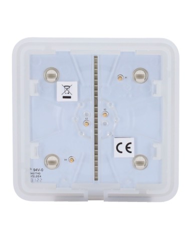 PANEL TÁCTIL PARA UN INTERRUPTOR DE LUZ - COMPATIBLE AJ-LIGHTCORE-1G / -2W - RETROILUMINACIÓN LED - PANEL TÁCTIL SIN CONTACTO -