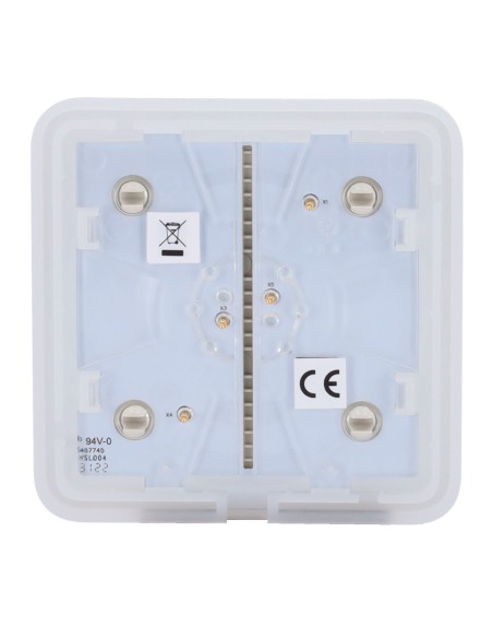 PANEL TÁCTIL PARA UN INTERRUPTOR DE LUZ - COMPATIBLE AJ-LIGHTCORE-1G / -2W - RETROILUMINACIÓN LED - PANEL TÁCTIL SIN CONTACTO -
