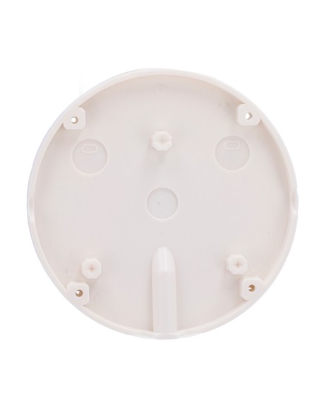 CAJA DE CONEXIONES PARA CÁMARAS BULLET Y DOMO - APTO PARA USO EXTERIOR - INSTALACIÓN EN TECHO O PARED - FABRICADO EN PLÁSTICO |