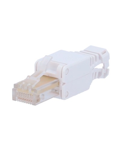 CONECTOR PARA CABLES UTP - CONECTOR SALIDA RJ45 - COMPATIBLE UTP CATEGORÍA 5E - FÁCIL INSTALACIÓN SIN NECESIDAD DE HERRAMIENTAS
