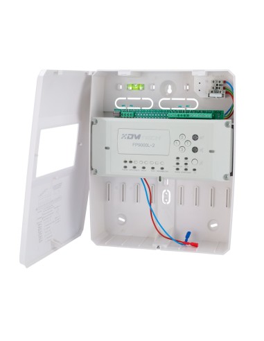 CENTRAL CONVENCIONAL DE 2 ZONAS - 2 SALIDA DE SIRENA - 2 SALIDAS DE ALARMA Y FALLO Y 2 SALIDAS DE RELÉ CONFIGURABLES - SALIDA PA