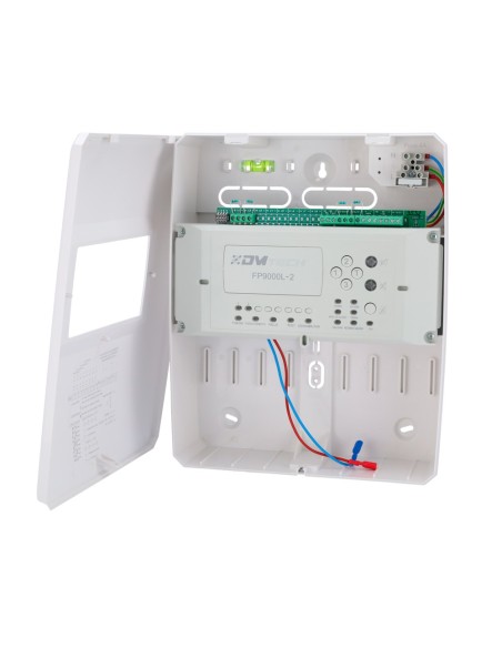 CENTRAL CONVENCIONAL DE 2 ZONAS - 2 SALIDA DE SIRENA - 2 SALIDAS DE ALARMA Y FALLO Y 2 SALIDAS DE RELÉ CONFIGURABLES - SALIDA PA