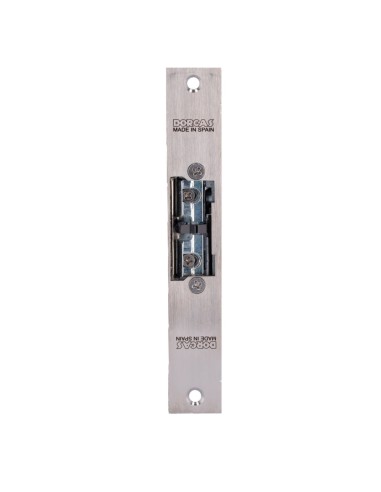 ABREPUERTAS ELÉCTRICO DORCAS - PARA PUERTA SENCILLA | PESTILLO RADIAL REGULABLE - MODO APERTURA FAIL SAFE (NC) | SEÑAL DE PUERTA