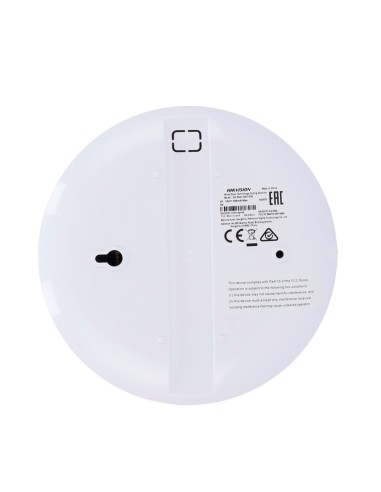 DETECTOR CABLEADO DE TECHO DOBLE TECNOLOGÍA - ALCANCE DETECCIÓN 12 M - RESISTENCIAS FIN DE LÍNEA (EOL) SELECCIONABLES - ALIMENTA