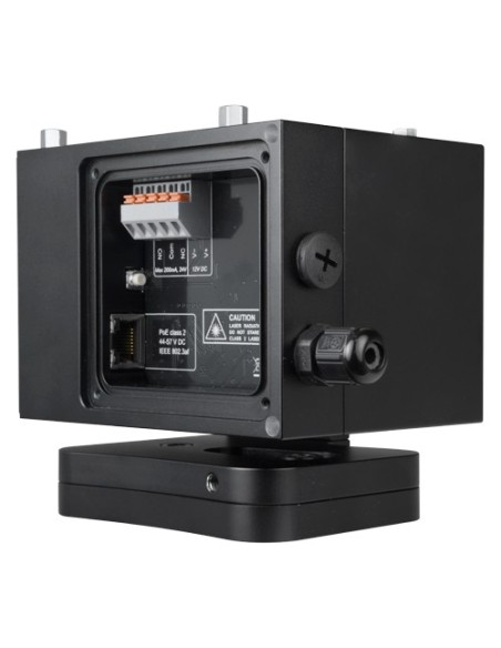 DETECTOR LÁSER EXTERIOR GJD - TECNOLOGÍA LÁSER DE GRAN ALCANCE - ALCANCE DETECCIÓN REGULABLE HASTA 500 M - ALTA FIABILIDAD Y PRE