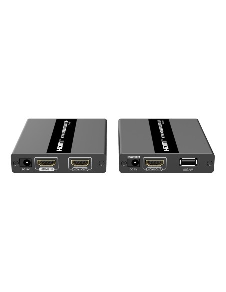 HDMI SIGNAL KVM EXTENDER - RANGE 60 M - FHD RESOLUTION - ALLOWS 1 CONNECTIONS:1 - HDMI LOOP OUT - POC - CABLE POWER SUPPLY