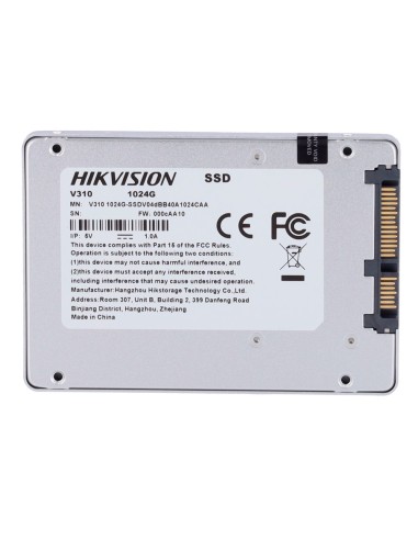 DISCO DURO HIKVISION SSD 2.5" - CAPACIDAD 1024 GB - INTERFAZ SATA III - VELOCIDAD DE ESCRITURA HASTA 520 MB/S - VIDA ÚTIL DE LAR