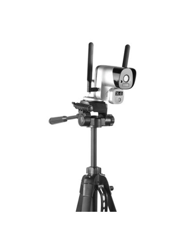 CÁMARA IP WIFI 2 MEGAPIXEL - MEDICIÓN DE TEMPERATURA CORPORAL - PRECISIÓN ± 0.3ºC - DISTANCIA DE MEDICIÓN HASTA 1.5M - CONEXIÓN