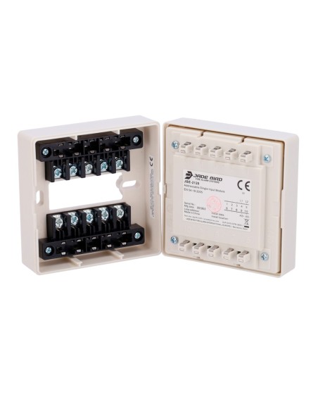 JADE BIRD ANALOG MODULE - 1 SUPERVISED INPUT - POWERED BY LOOP - CONDUCTOR CABLE UP TO 2.5MM2 - REOL OF 10 KO (SUPPLIED) - CERT