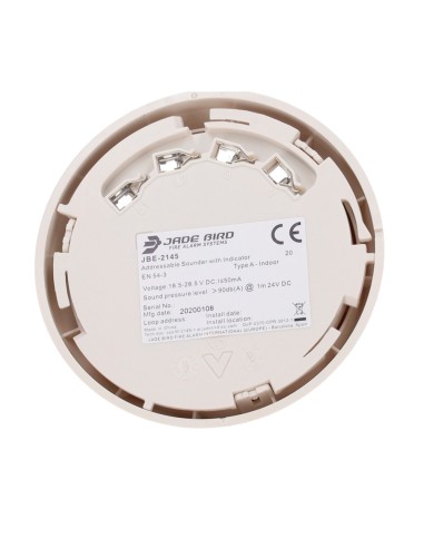 SIRENA ANALÓGICA JADE BIRD - SALIDA DE GRAN POTENCIA 100 DB(A) @ 1M - REQUIERE ALIMENTACIÓN AUXILIAR DE 24 VDC - NO INCLUYE BASE