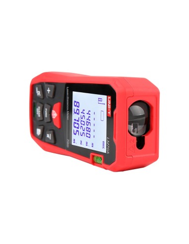 MEDIDOR LÁSER DE DISTANCIA - RANGO DE HASTA 100 M CON PRECISIÓN MILIMÉTRICA - MEDICIÓN DE LONGITUD, ÁREA, VOLUMEN - DISEÑO ERGON