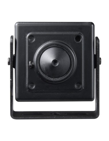 MINICÁMARA CABLEADA - 1/3&QUOT; SONY© SUPER HAD CCD II - RESOLUCIÓN 600 LÍNEAS - SOPORTE INCORPORADO - 0.3 LUX / F2.0 - LENTE 3.