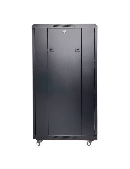 ARMARIO RACK PARA SUELO - HASTA 22U RACK DE 19&QUOT;(600*600) - HASTA 800 KG DE CARGA - CON VENTILACIÓN Y PASACABLES - 2 VENTILA