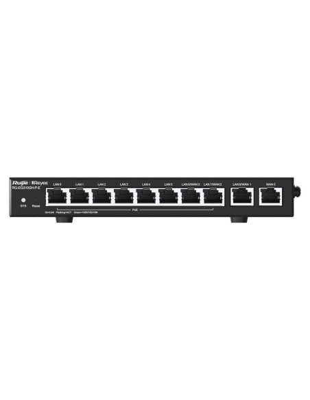 REYEE ROUTER POE CONTROLADOR CLOUD - 9 PUERTOS GE LAN + 1 PUERTO GE WAN - 8 PUERTOS POE+ 802.3AF/AT / HASTA 110W EN TOTAL - ADMI