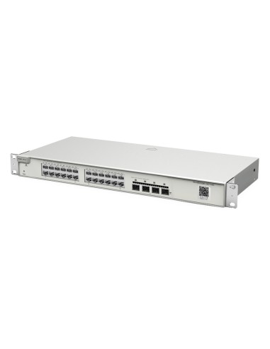 REYEE SWITCH CLOUD CAPA 3 - 24 PUERTOS RJ45 GIGABIT - 4 PUERTOS SFP+ 10 GBPS - STATIC LAG/DHCP SNOOP/IGMP SNOOP/PORT MIRROR - VL