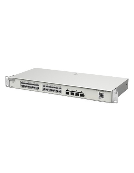REYEE SWITCH CLOUD CAPA 3 - 24 PUERTOS RJ45 GIGABIT - 4 PUERTOS SFP+ 10 GBPS - STATIC LAG/DHCP SNOOP/IGMP SNOOP/PORT MIRROR - VL