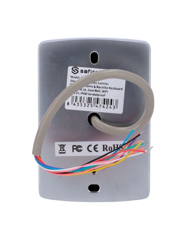 CONTROL DE ACCESO AUTÓNOMO - ACCESO POR TARJETA EM, PIN Y APP - SALIDA DE RELÉ, PULSADOR Y TIMBRE - WIEGAND 26 Y WIFI | CONTROL