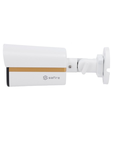 SAFIRE CÁMARA BULLET GAMA ULTRA - SALIDA HDTVI - 8MPX CMOS NIGHT COLOR - LENTE 2.8 MM WHITE LIGHT ALCANCE 40M - WDR (130 DB) | 3
