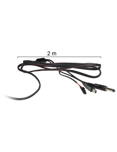 BATERÍA ZINC-AIRE - VOLTAJE 7.5 V / CAPACIDAD 3200 WH - TRIPLE CONECTOR DC: JACK, MINI USB Y MÓLEX - LONGITUD CABLE 2 M - COMPAT