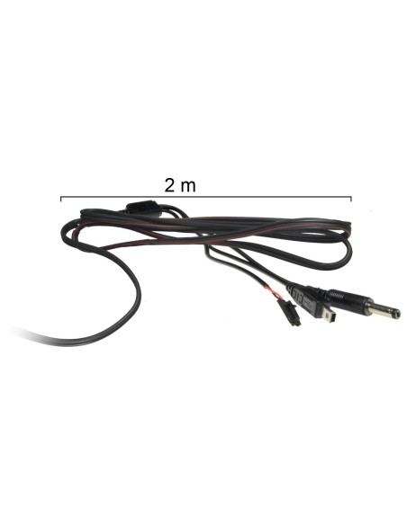 BATERÍA ZINC-AIRE - VOLTAJE 7.5 V / CAPACIDAD 3200 WH - TRIPLE CONECTOR DC: JACK, MINI USB Y MÓLEX - LONGITUD CABLE 2 M - COMPAT