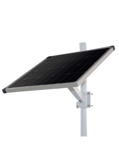 SISTEMA DE ALIMENTACIÓN AUTÓNOMA PARA CCTV - PANEL SOLAR DE 80W - BATERÍA LITIO LIFEPO4 512WH (40AH) - REGULADOR MPPT INTEGRADO