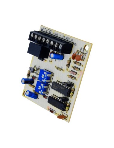 PLACA PARA ANÁLISIS ELECTRÓNICO FDP - PARA DETECTORES DE IMPACTO IB5 - 2 ENTRADAS (SENSIBILIDAD AJUSTABLE E INDEPENDIENTE) - 1 S