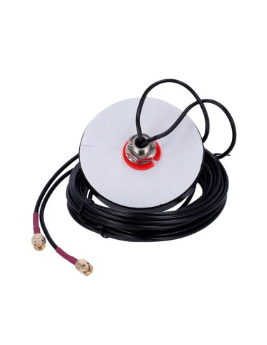 TELTONIKA - ANTENA 4G PARA TECHO DE VEHÍCULO - FRECUENCIA 698-960 Y 1710-2690MHZ - CONECTOR SMA MACHO - IMPEDANCIA 50 OHMIOS - C