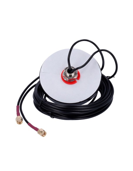TELTONIKA - ANTENA 4G PARA TECHO DE VEHÍCULO - FRECUENCIA 698-960 Y 1710-2690MHZ - CONECTOR SMA MACHO - IMPEDANCIA 50 OHMIOS - C