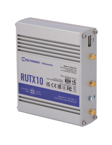 TELTONIKA ROUTER INDUSTRIAL - WI-FI 5 - BLUETOOTH LE 4.0 - 4 PUERTOS ETHERNET RJ45 GIGABIT - USB 2.0  - ENTRADA/SALIDA DIGITAL