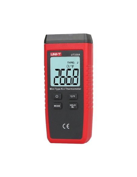 TERMÓMETRO CON SONDAS TIPO K Y J - DISPLAY SINGLE RETROILUMINADO - ALTA PRECISIÓN - RESISTENTE A CAÍDAS DE 1M DE ALTURA - APAGAD