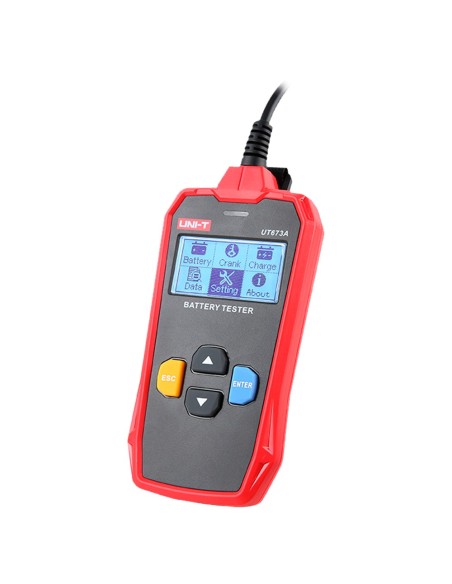 TESTER DE BATERÍAS - MIDE CAPACIDAD, VOLTAJE, RESISTENCIA Y ESTADO - TESTEO DE CARGA Y ARRANQUE DE BATERÍAS 12V/24V - APTO PARA