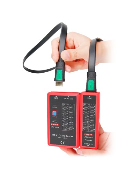 TESTER DE CABLES - COMPROBACIÓN DE ESTADO CABLES HDMI/MINI-HDM - EVALUACIÓN DE CABLES EN CORTOCIRCUITO, CRUZADOS -  COMPROBACIÓN