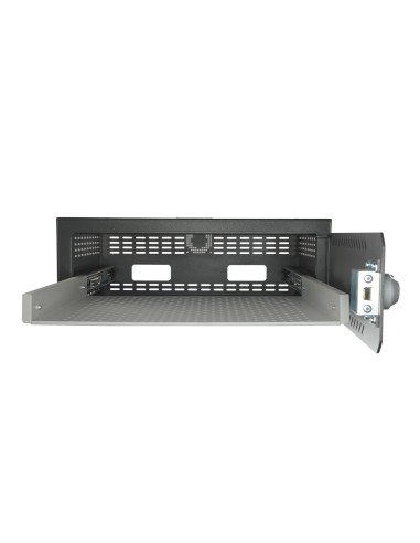 CAJA FUERTE PARA DVR - ESPECÍFICO PARA CCTV - PARA DVR DE 1,5/2U RACK - CERRADURA ELECTRÓNICA - CON VENTILACIÓN Y PASACABLES - C