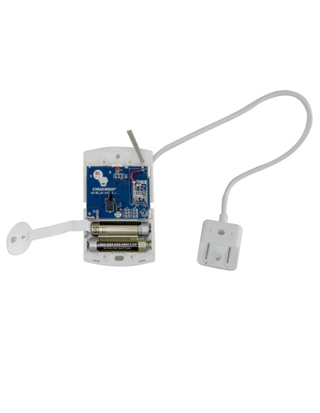 DETECTOR DE INUNDACIÓN - INALÁMBRICO - ANTENA EXTERNA - INDICADOR LED DE BAJA BATERIA - SONDA CABLEADA INDEPENDIENTE - ALIMENTAC