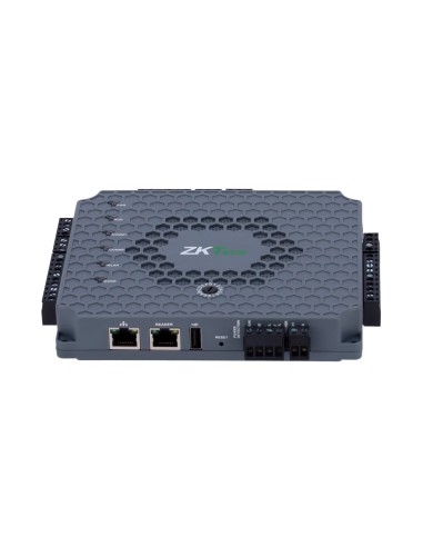 CONTROLADORA DE ACCESO BIOMÉTRICA POE - ACCESO POR HUELLA, TARJETA, QR O PIN - TCP/IP | CONEXIÓN CON CONTROLADORA ESCLAVA - 2 LE