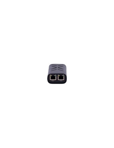 INYECTOR POE DUAL - ENTRADA RJ45 10/100/1000 MBPS - POTENCIA TOTAL 60 W - DISTANCIA MÁXIMA 100 M - POE/POE+ IEEE802.3AF/AT - EST