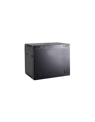 ARMARIO RACK PARA PARED - HASTA 4U RACK DE 19&QUOT; - HASTA 60 KG DE CARGA - CON VENTILACIÓN Y PASACABLES - VENTILADOR INCLUIDO