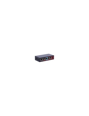 SAFIRE INDOOR HI-POE EXTENDER SWITCH - AMPLÍA ALCANCE ALIMENTACIÓN POE - 4 PUERTOS POE + 2 UPLINK RJ45 - IEEE 802.3 AF/AT/BT - P