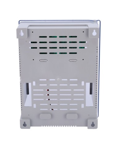 ALIMENTADOR PARA CONTROL DE ACCESO - CONFIGURABLE NO/NC - SALIDA DC 12.5-13.8V / 5A - CAJA DE PLÁSTICO - APTO PARA BATERÍA AUXIL