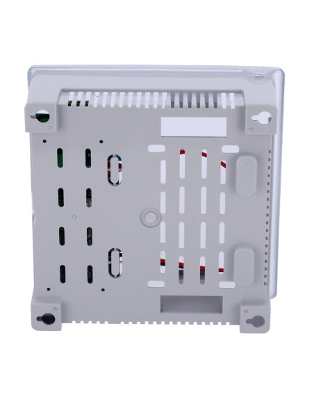 ALIMENTADOR PARA CONTROL DE ACCESO - CONFIGURABLE NO/NC - SALIDA DC 12.5-13.8V / 5A - CAJA DE PLÁSTICO - APTO PARA BATERÍA AUXIL