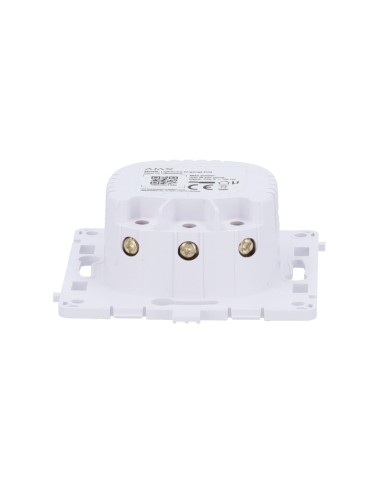RELÉ PARA INTERRUPTOR DE LUZ INTELIGENTE DOBLE  - INALÁMBRICO 868 MHZ JEWELLER - ALCANCE DE COMUNICACIÓN HASTA 1100 M - ALIMENTA