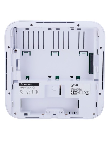 GRABADOR NVR  - 8 CANALES   - COMPRESIÓN H.265 / H.264 - RESOLUCIÓN HASTA 4K (25/30 FPS) - ANCHO DE BANDA 100MBPS - ESPACIO PARA