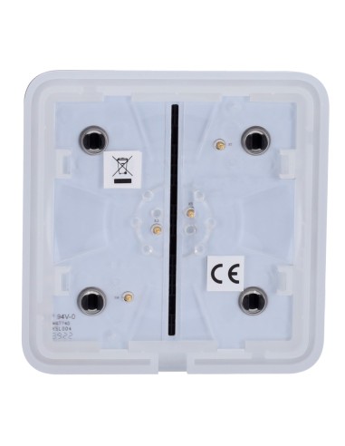 PANEL TÁCTIL PARA UN INTERRUPTOR DE LUZ - COMPATIBLE AJ-LIGHTCORE-1G / -2W - RETROILUMINACIÓN LED - PANEL TÁCTIL SIN CONTACTO -